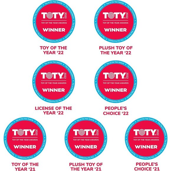 Original 8-Inch Emily Bat with Sparkly Ears and Belly Medium Sized Plush - Picture 8 of 8